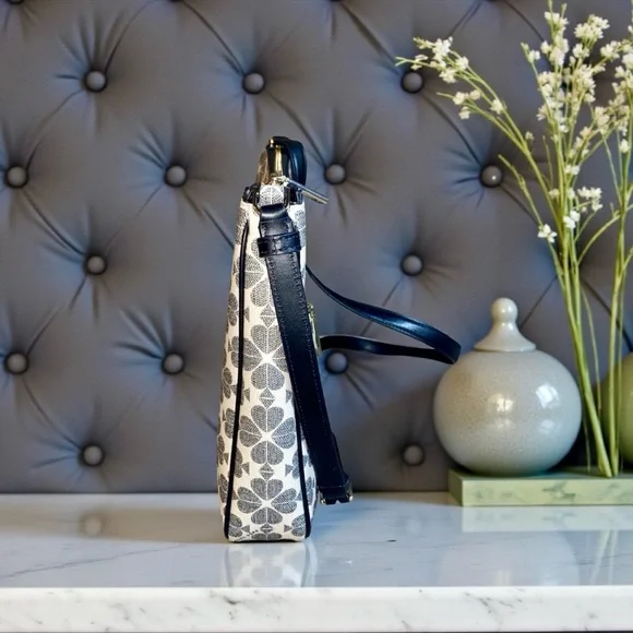 Kate Spade New York Spade Flower Swingpack Crossbody – Black Multi - Picture 3 of 7